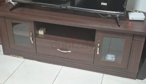 Stylish Wooden TV Unit with Storage
