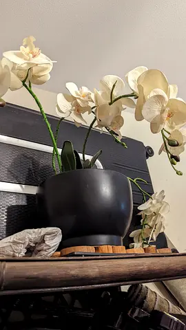 Artificial orchid flower