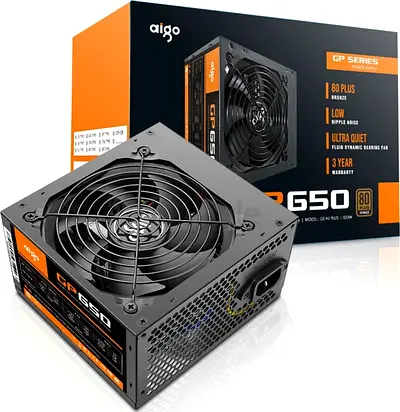 Aigo GP650 Active Power 80PLUS BRONZE 650W Desktop pc Power Supply unit E-sports 850W maximum power