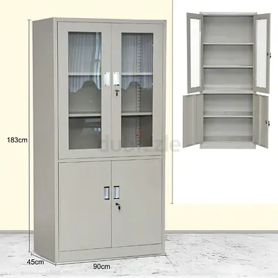 2 doors filling cabinet metal