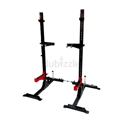 Adjustable Width Squat Stand Black / Red