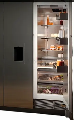 Gaggenau 400 series brand new stock built-in fridge freezer set with water dispenser and WiFi contro