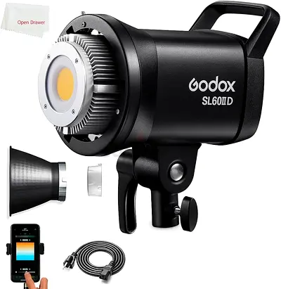 Godox SL60IID LED Studio Video Light, 5600K, Bowens Mount,
