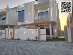 Furnished villa for sale in Ajman, 5 bedrooms, luxury villa Ajman, Al Zahia Villas, super deluxe, re