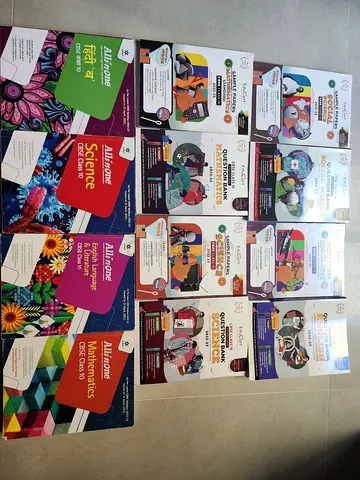 Set of 4 All in One + 4 Sample papers books + 4 Question Banks of CBSE Class 10 Textbooks