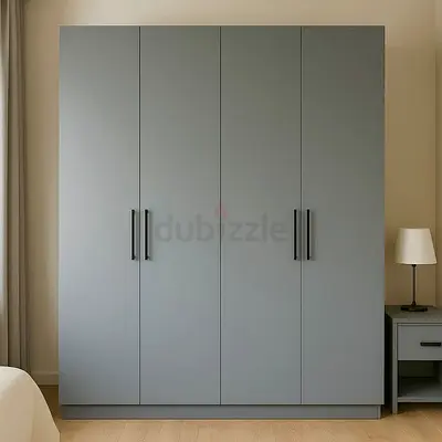 Sleek Modern Grey Wardrobe for Chic Spaces