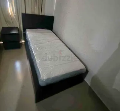 ‎IIKEA Malam single bed frame with  IKEA mattress 90×200cm is available in excellent condition, not