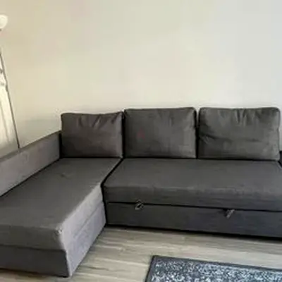 Stylish and Functional Grey Sectional Sofa with Storage
