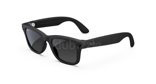 Ray Ban Meta Gen 2 Matte Black frames with Polarized Gradient Graphite sun lenses