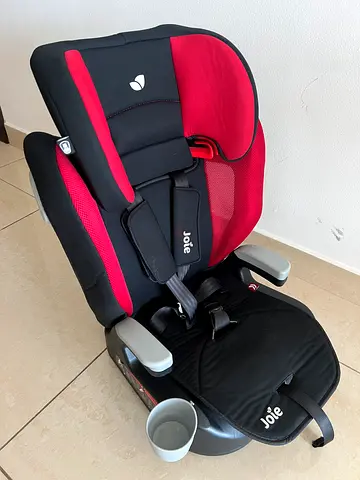 Joie Elevate Black and Red Car Seat with Side Impact Protection