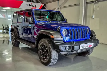 AED 1368/month | 2019 Jeep Wrangler Unlimited Sport | GCC Specs | Ref#382742