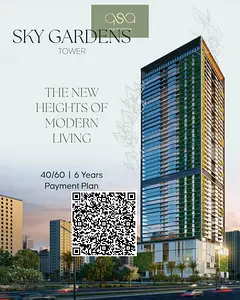APARTMENT FOR SALE IN SKY GARDENS TOWER, AL AMERAH , EMIRATES CITY , AJMAN