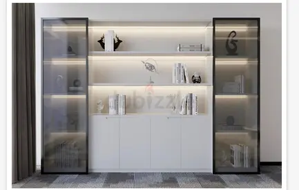 Modern executive wall cabinet 240cm