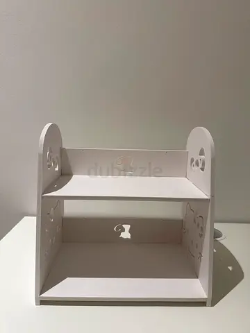 Stylish White Wooden Organizer for Home or Office