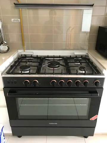 Toshiba TBA-36LMG5G089KS-SA | 5 Burner Gas Cooker with Knob Controls | FREE DELEVIRY | INSTALLATION
