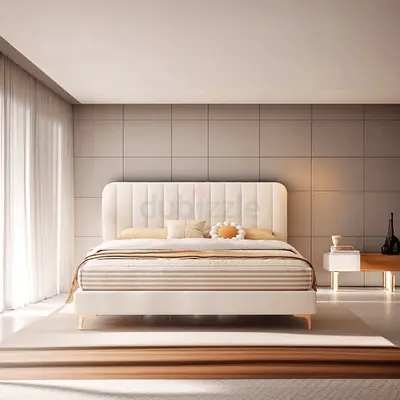 160*200 Queen size Upholstered Bed for Comfortable Sleep