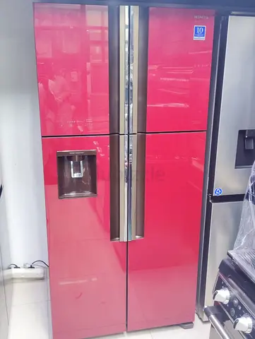 Hitachi Red latest model 4 doors side by side refrigerator