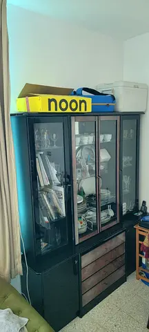 Stylish Black Cabinet with inner lights