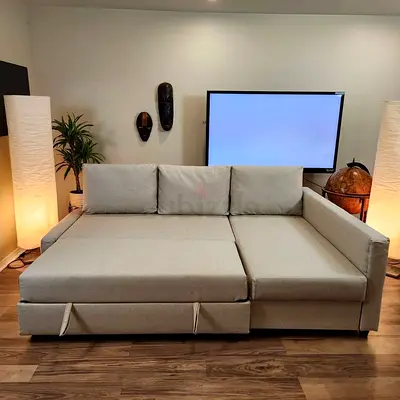 L shape sofa bed with storage Ikea comfortable