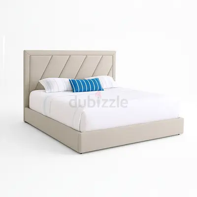 Queen size bed frame with medical mattress