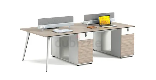 Modern staff workstation 4P face to face