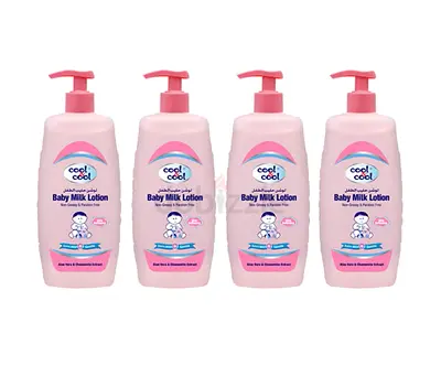 Cool  Cool Gentle Baby Milk Lotion - Set of 4 Bottles 500 ml each