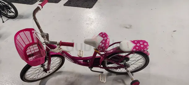 Girls Pink Bicycle for Sale with support wheel
