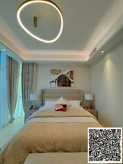 Opportunity - Two-bedroom apartment with a sea view of Ajman Creek, under construction