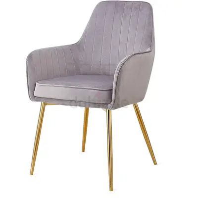 Stylish Modern Chair with Gold Legs for Elegant Interiors