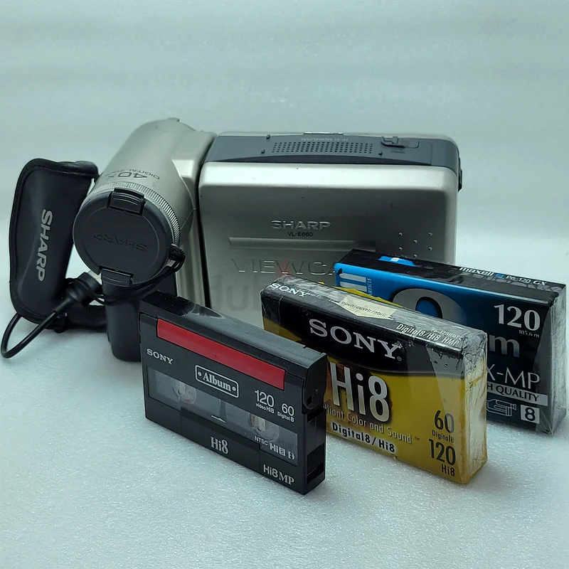 Sharp Hi8 8mm Video8 HI-8 Camcorder VCR Player [TESTED Free