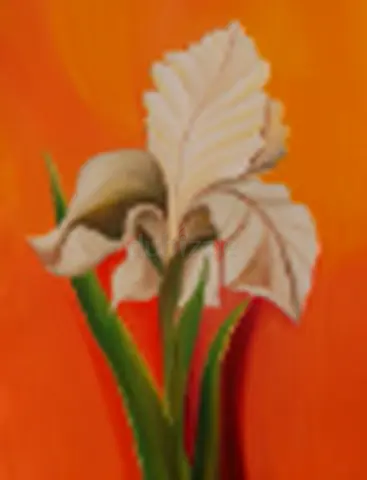 Flame and Bloom Painting