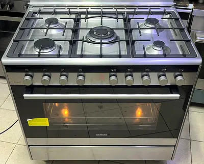Siemens five burner full gas cooker size 90cm