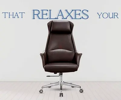 Highback leather chair