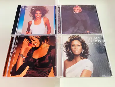 4 Whitney Houston Music CD’s