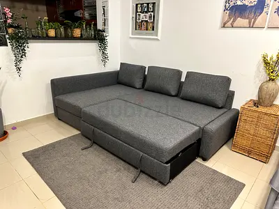 L shape sofa bed with storage