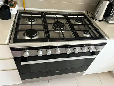Siemens 5 Burners Gas Cooker HG2I1TQ50M Silver 90x60cm FREE DELIVERY +WARRANTY