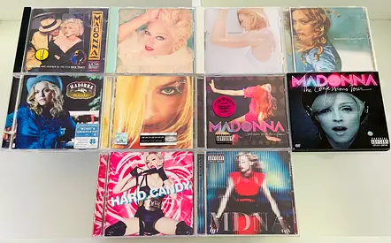 10 Madonna Music CD’s