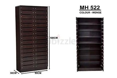 Stylish Wenge Wooden Wardrobe with Ample Storage