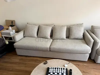 Premium Quality CrateBarrel Lounge Three plus One Sofa Beige