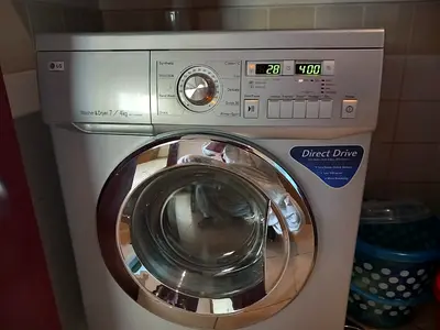 LG direct drive 7kg washer 4kg dryer combo 2in1 silver colour