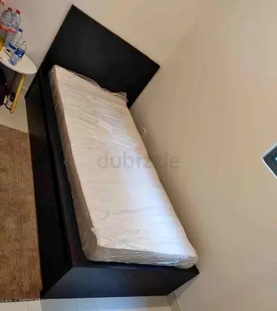 ‎IIKEA Malam single bed frame with  IKEA mattress 90×200cm is available in excellent condition, not