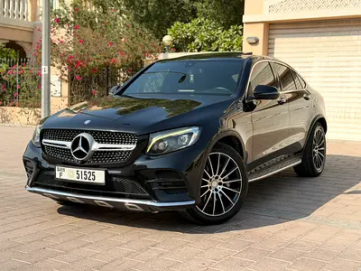 Mercedes-Benz GLC250 Coupe Black 2017 Full option Low Mileage Super Clean