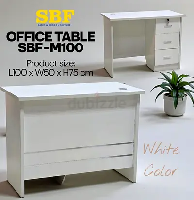 Stylish White Office Table SBF-M100 for Sale