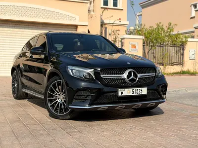 Mercedes-Benz GLC250 Coupe Black 2017 Full option Low Mileage Super Clean