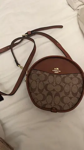 Authentic Coach Round Crossbody Bag
