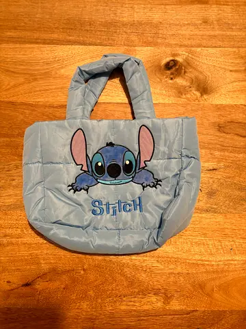 Charming Blue Puff Tote Bag