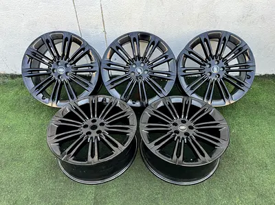 5x Original 2024 Range Rover 23inch Black Rims