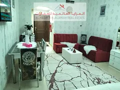 for rent monthly A fully furnished Studio apartment in Al Taawun 1