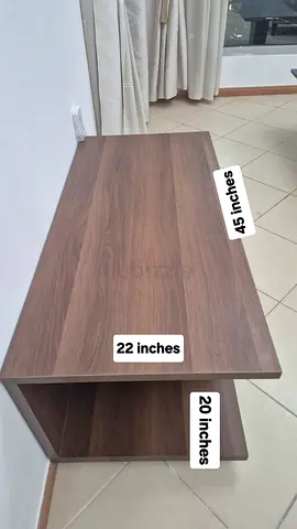 Modern Wooden Storage Unit for Stylish Organization with wheel. Dimensions:45x22x20 inches.
