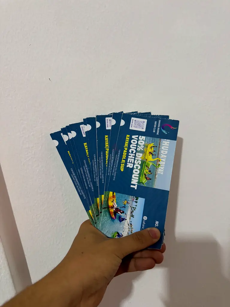 Exclusive 50% Discount Voucher for Kayak Paddle SUP Adventure! Al Hudayriat Island Najda Abu Dhabi